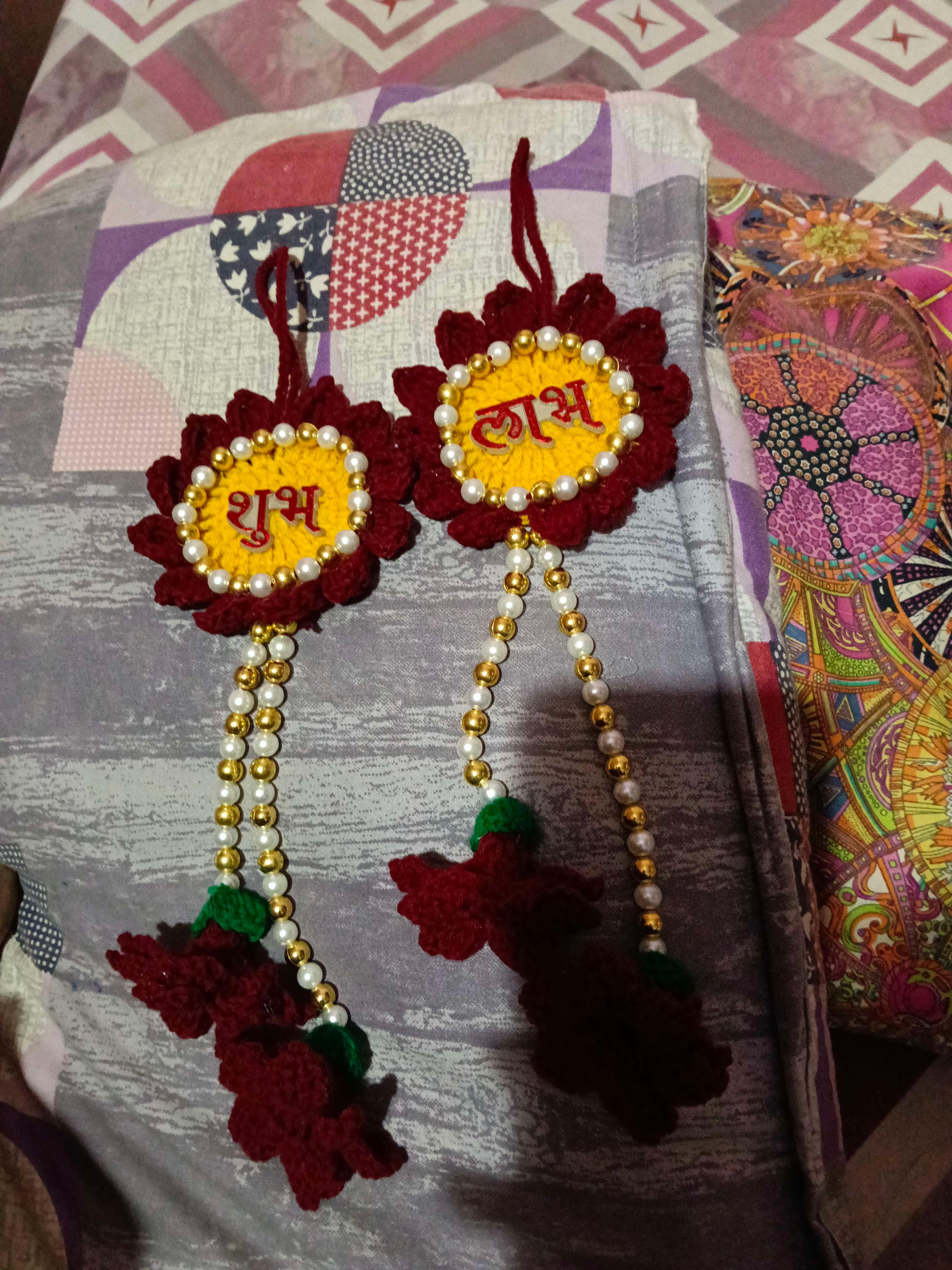 Handmade shubh labh - Thumbnail 2